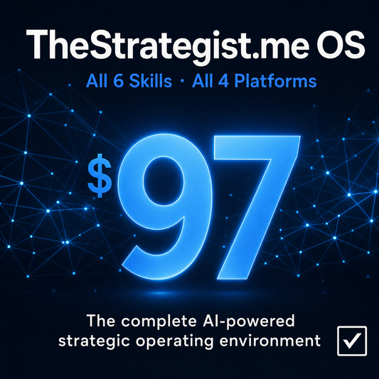 TheStrategist.me OS — All 6 Skills, All 4 Platforms. $97.